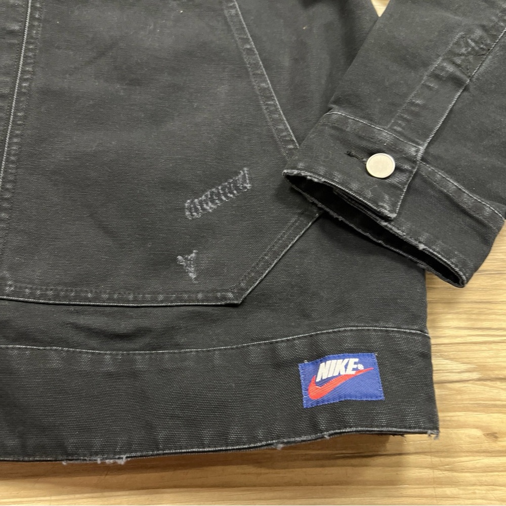 Air Jordan Rare Air Chicago Jacket Heavyweight Black MEN SIZE XL IB3001-010 $175 - Picture 4 of 9